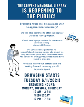 SML Reopening Poster